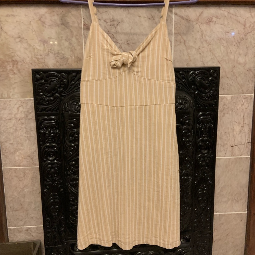 Hollister tan sundress/cover up